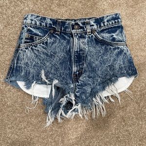 Denim Levi shorts